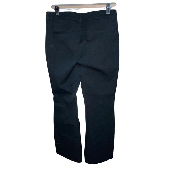 Old Navy Black Women's Pixie Flare High Rise Trousers, Sz 10 - Picture 2 of 11